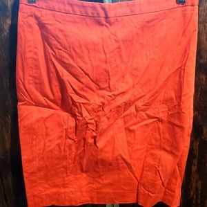 Express Red Pencil Skirt